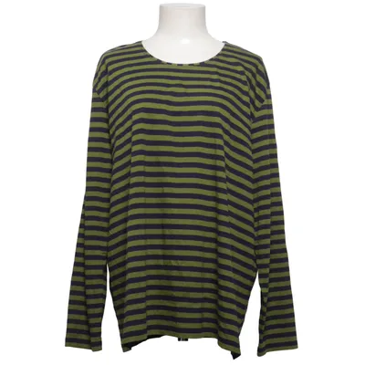 Langærmet t-shirt (Grøn, Blå) fra Gudrun Sjödén Bomuld