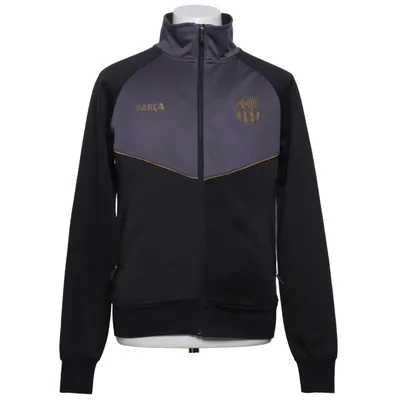 Träningsjacka (Svart, Grå) från FC Barcelona Elastan, Polyester