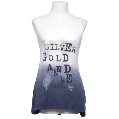 Tanktop  (Blå, Hvid) fra Freddy Bomuld
