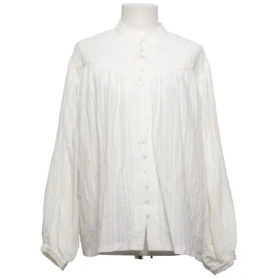 Blouse (Wit) van Roe & Joe Katoen, Viscose