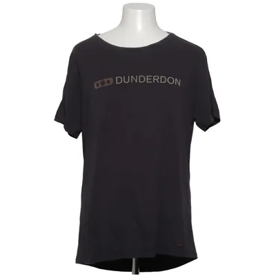 T-shirt (Grijs) van Dunderdon Katoen, Elastaan