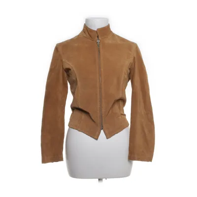 Leather jacket (Beige) Leather
