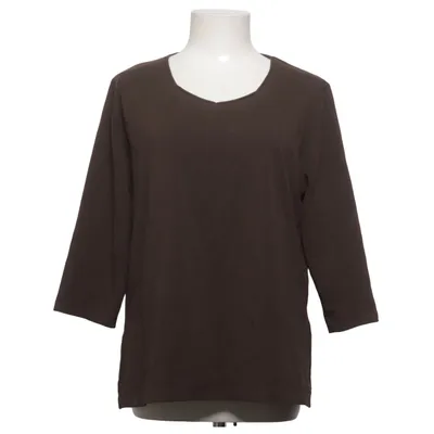 T-shirt à manches longues (Marron) de Frank Walder Coton, Élasthane