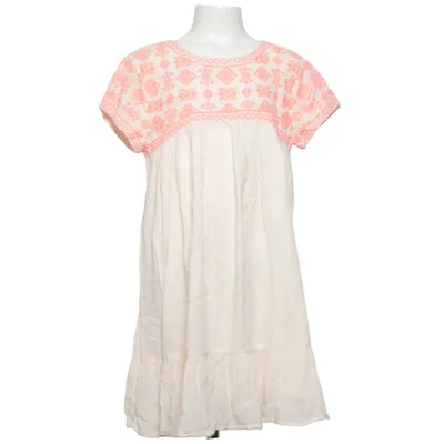 Robe (Beige, Orange) de Zara Girls Coton, Polyester