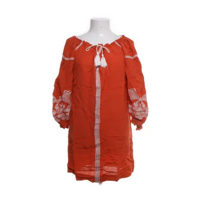Jurk (Rood) van Maje Viscose, Polyester, Katoen, Linnen