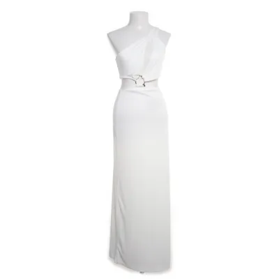 Maxi jurk (Wit) van ASOS Design Elastaan, Polyester