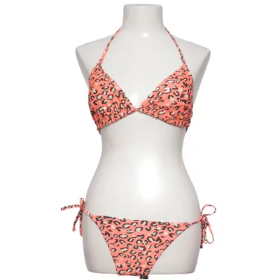 Bikini (Pink, Sort, Guld) fra Infinity Woman Elastan, Polyester