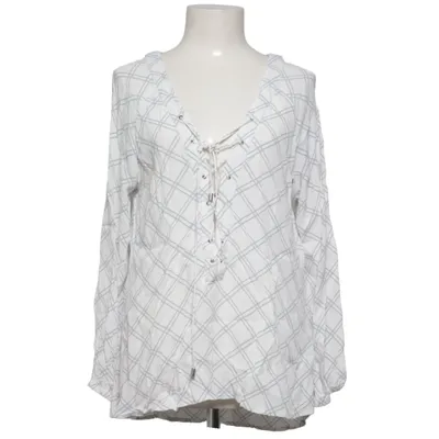 Blouse (Blanc, Gris) de Fira Viscose