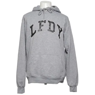 Sweat à capuche (Gris) de Lfdy Coton, Polyester