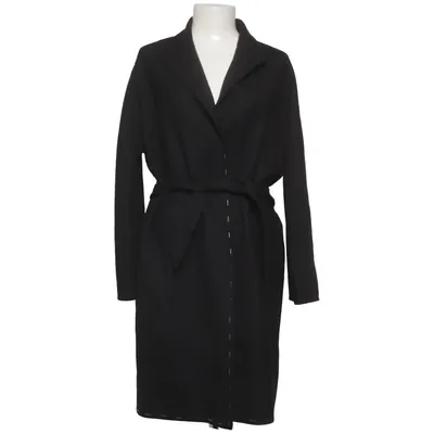 Coat (Black) from Emporio Armani Elastane, Polyester, Wool