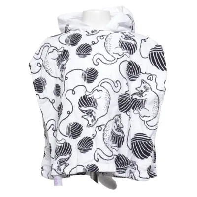 Badcape (Vit, Svart, Flerfärgad) från Libero Bomull