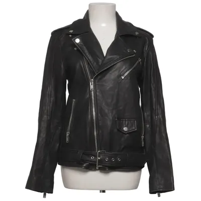Biker jacket (Black) from Deadwood Leather, Polyester