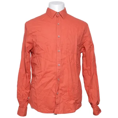 Shirt (Rood) van Dressmann Katoen, Linnen