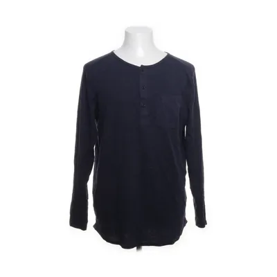 Långärmad t-shirt (Blå) från H&M Conscious Collection Polyester, Bomull