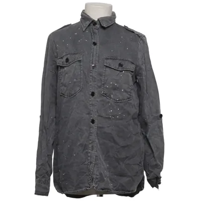 Denim blouse (Grijs) van Zara Woman Premium Collection Lyocell