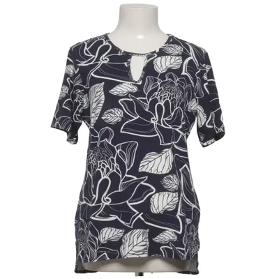 Top (Blue, White) from Marinello Elastane, Polyester, Viscose