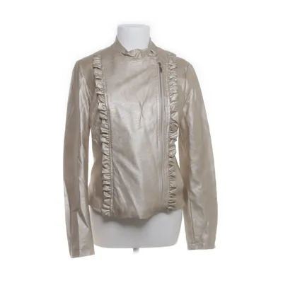 Jacket (Beige) from Miss Miss Polyurethane, Polyester