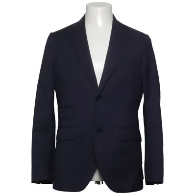 Blazer (Bleu) de Jens Dahlström Viscose, Laine