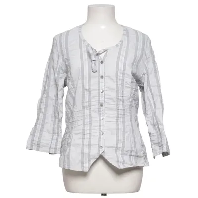 Top (Grå, Hvid) fra Wearhouse Bomuld, Elastan