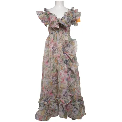 Wrap dress (Pink, Multicolored) from Sunfere Polyester