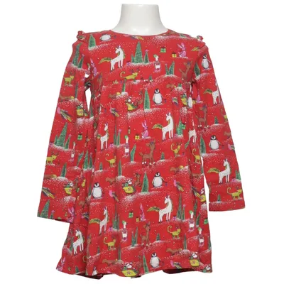 Dress (Red, Multicolored) from Next Cotton