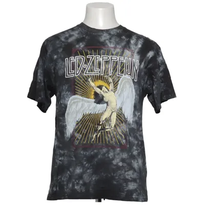 T-shirt (Sort, Grå) fra Led Zepplin Bomuld