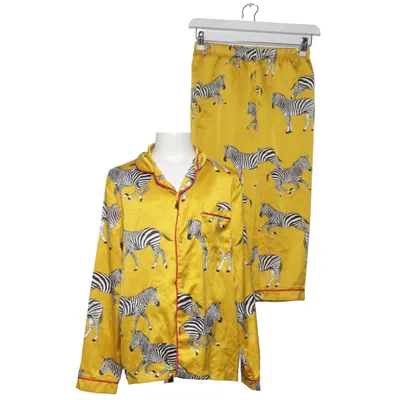 Pyjama (Geel, Zwart, Wit) van Chelsea Peers Elastaan, Gerecycled polyester