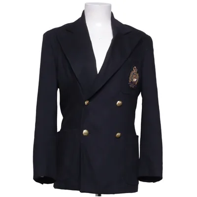Blazer (Blå) fra Ralph Lauren Acetat, Cupro