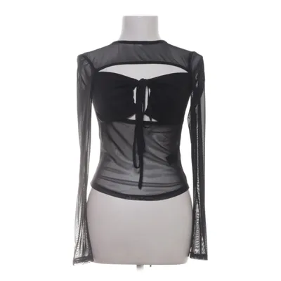 Top (Sort) fra Topshop Elastan, Polyester