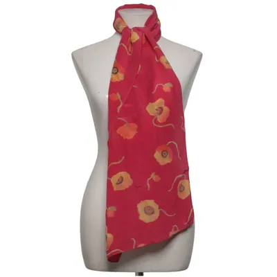 Sommerschal (Pink, Rot, Gelb) von Charlotte Sparre Seide