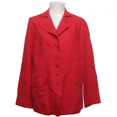 Blazer (Rouge) de Plus Free Form Lin, Viscose