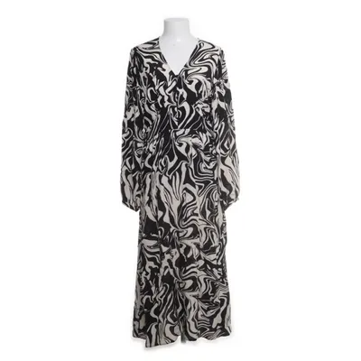 Maxi jurk (Zwart, Beige) van KappAhl Viscose