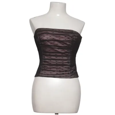 Top tube (Rose, Noir) de Laundry by Shelli Segal Acétate, Nylon, Polyester