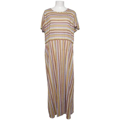 Maxikjole (Gul, Brun, Lilla) fra Sora Metallfiber, Polyester