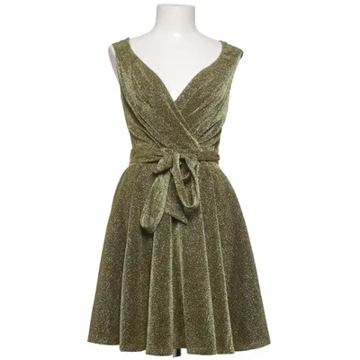 Robe dos-nu (Vert) de Goddiva