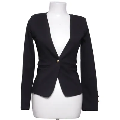 Blazer (Black) from Lara Elastane, Polyester, Viscose