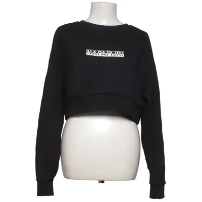 Sweatshirt (Noir) de Napapijri Coton, Élasthane