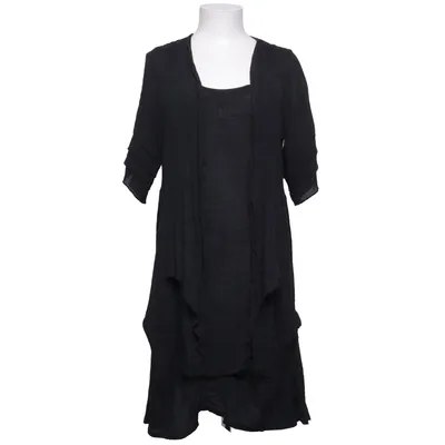 Klänning (Svart) från Time Polyester, Viskos