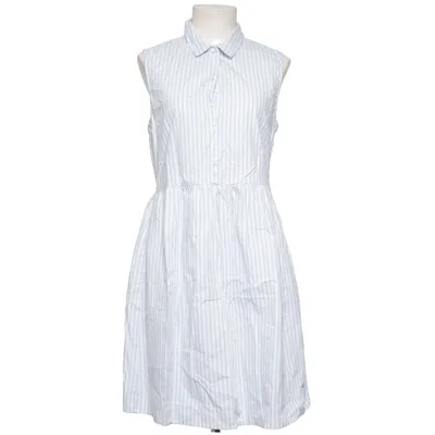Blousejurk (Blauw, Wit) van Dobber Katoen