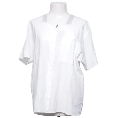 Chemise à manches courtes (Blanc) de Sensation Polyester, Viscose