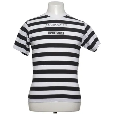T-shirt (Svart, Vit) från Långholmen Bomull