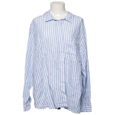 Shirt (Blue, White) from H&M Linen