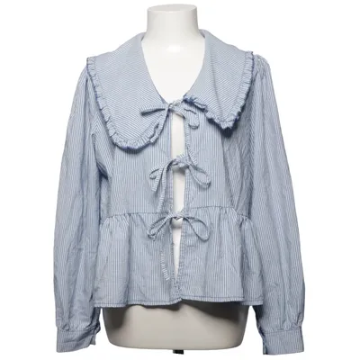 Blouse (Bleu, Blanc) de New Collection Coton