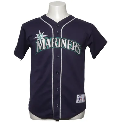 Baseballtröja (Blå) från Majestic Polyester