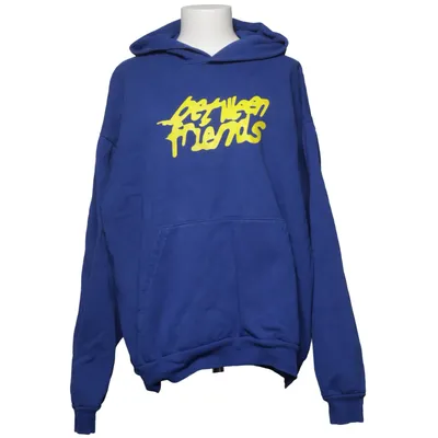 Sweat à capuche (Bleu, Jaune) de Los Angeles Apparel Coton