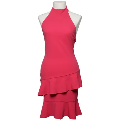 Halterneck-kjole (Pink) fra Boohoo Tall Elastan, Polyester