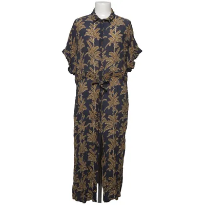 Robe chemise (Bleu, Marron) de Oneseason Viscose