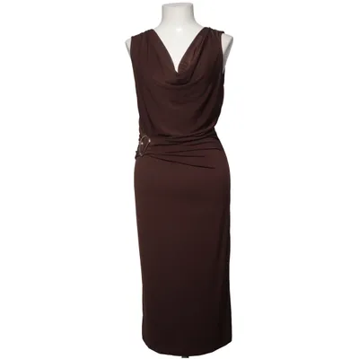 Kjole (Brun) fra Nuna Lie Elastan, Polyester