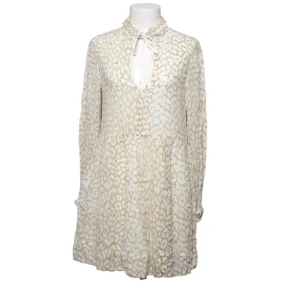 Robe (Beige, Blanc) de Ganni