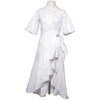 Robe portefeuille (Blanc) de SoSue Coton, Élasthane
